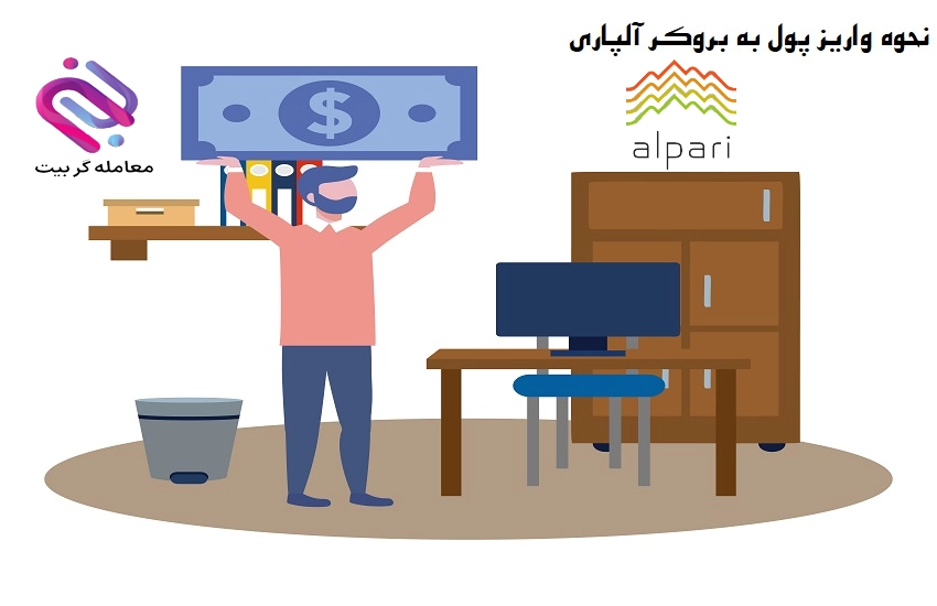 واریز ریالی به بروکر آلپاری 