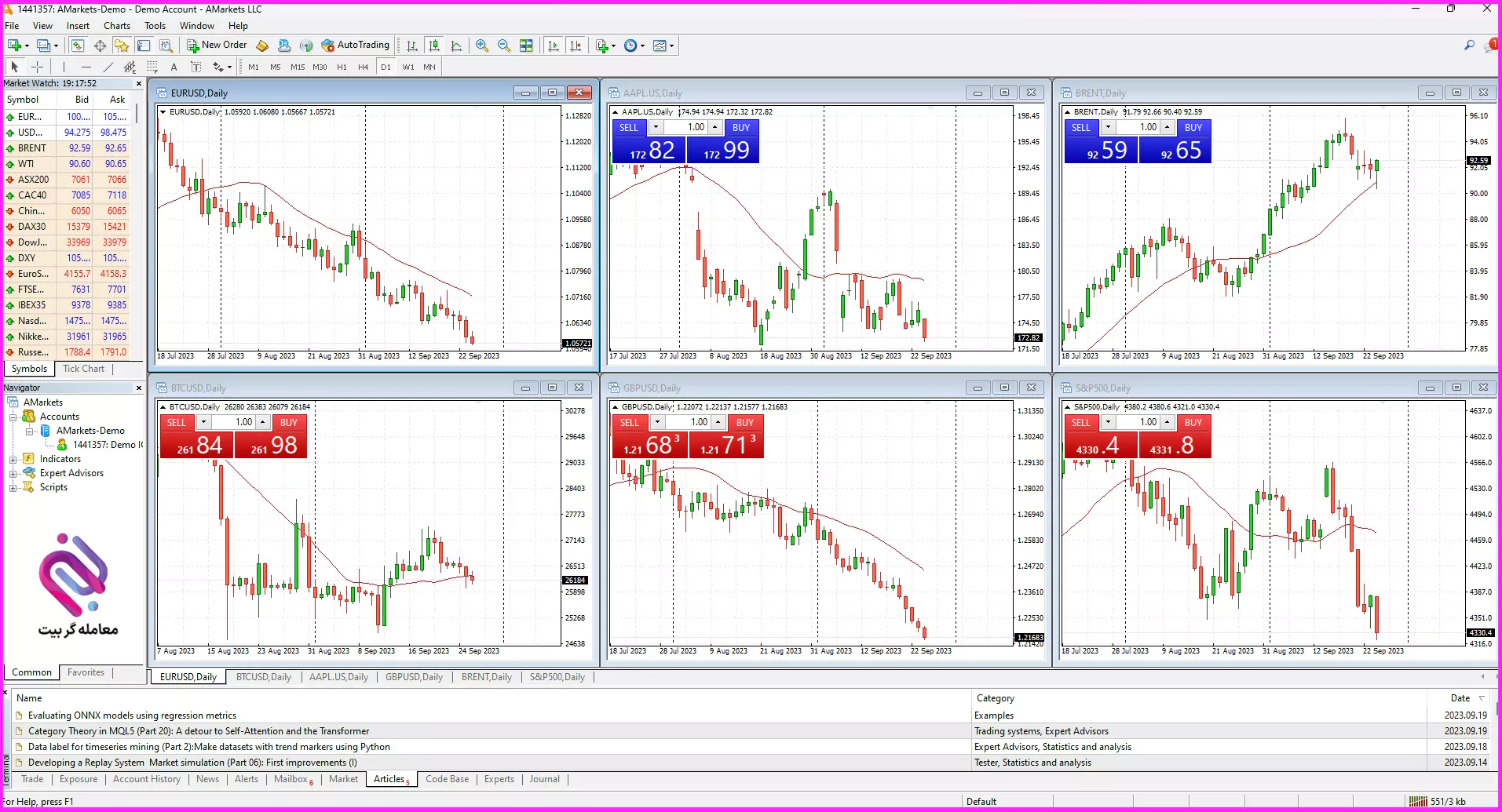 9 دانلود متاتریدر آمارکتس | نصب Amarkets | دانلود برنامه Amarkets